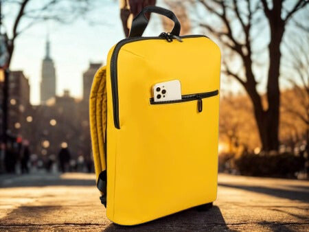 Tucano Gommo Backpack for 15.6″ Laptops – Bold Yellow (Model BKGOM15‑Y)
