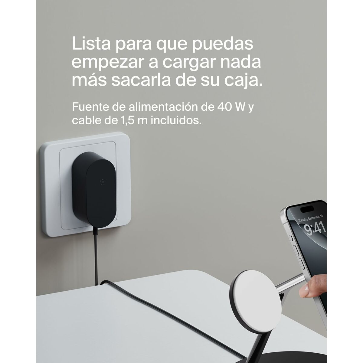 Wall Charger Belkin WIZ032KQBK Black 15 W (1 Unit)-12