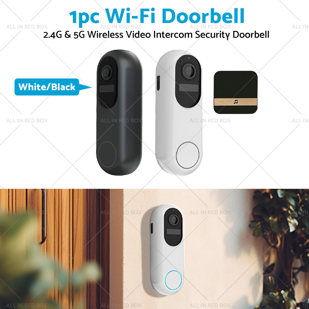 1080P WIFI Doorbell 2. 4G  and  5G Wireless Video Intercom Security Door Camera-2