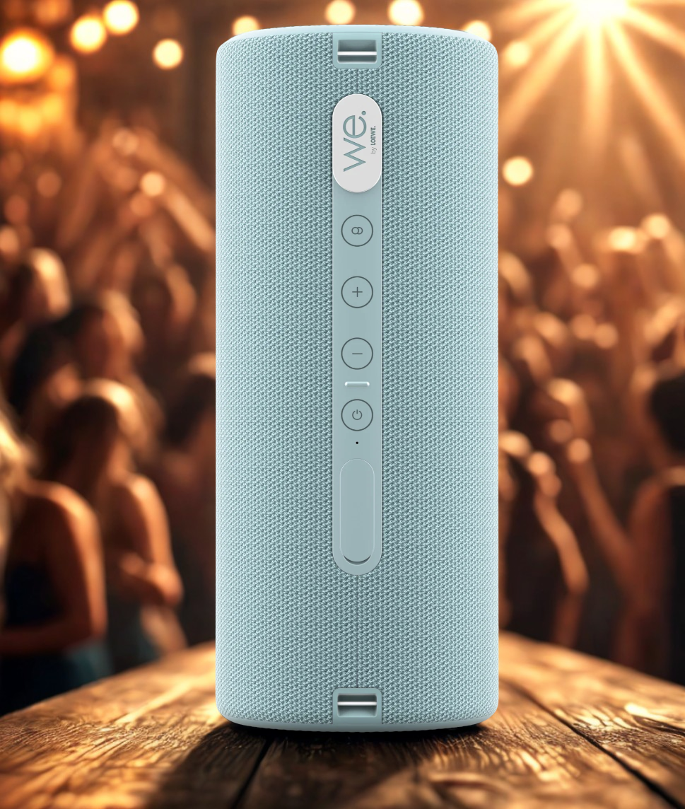 Loewe We.HEAR 2 Portable Bluetooth Speaker – Aqua Blue (60 W, IPX6, 17 hours playtime, Bluetooth 5.0)