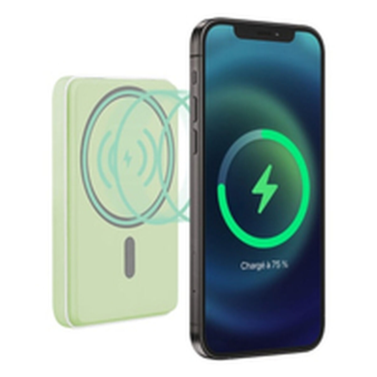 Powerbank T'NB PBUMAG5GR 5000 mAh Green Magsafe-8