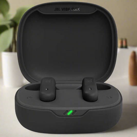 JBL Vibe Flex True Wireless Earbuds – Deep Bass Sound (IP54, 32 h Battery)