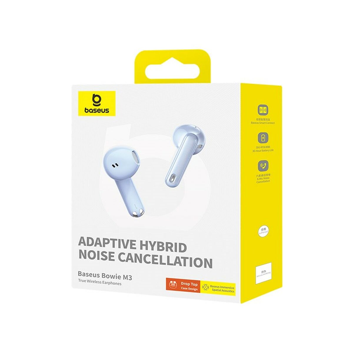 Wireless Earphones with Charging Case Baseus Bowie M3 Blue-2