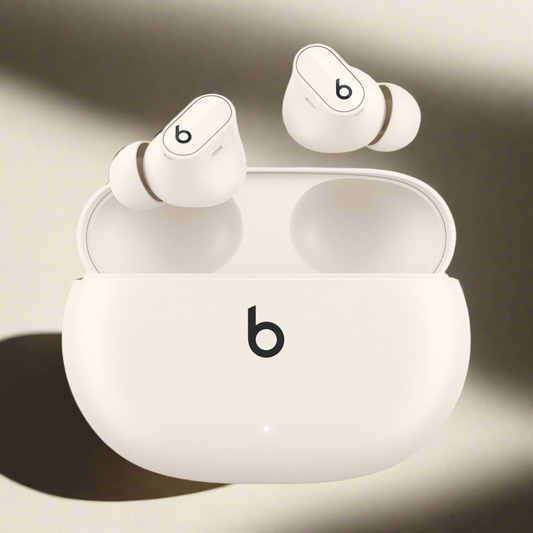 Apple Beats Studio Pro Wireless Over-Ear Headphones – Ivory (Model MQLJ3ZM/A)