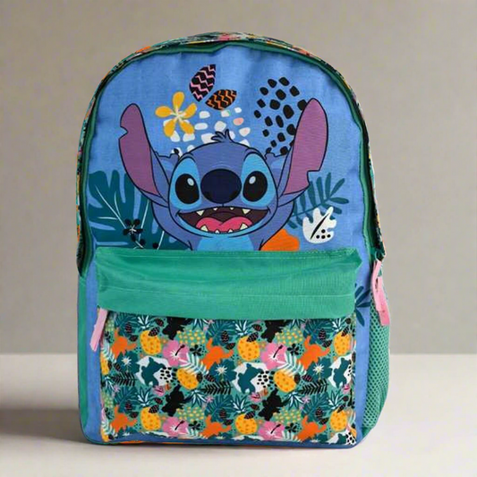 Disney Lilo & Stitch Kids Backpack – Tropical Print for Girls & Boys