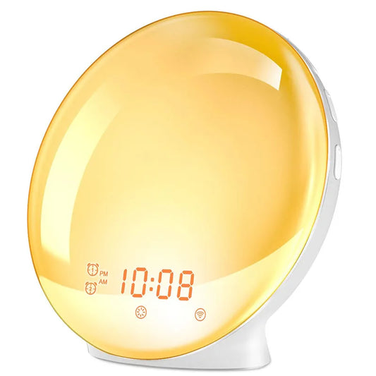 Color changing light Alarm Clock-0