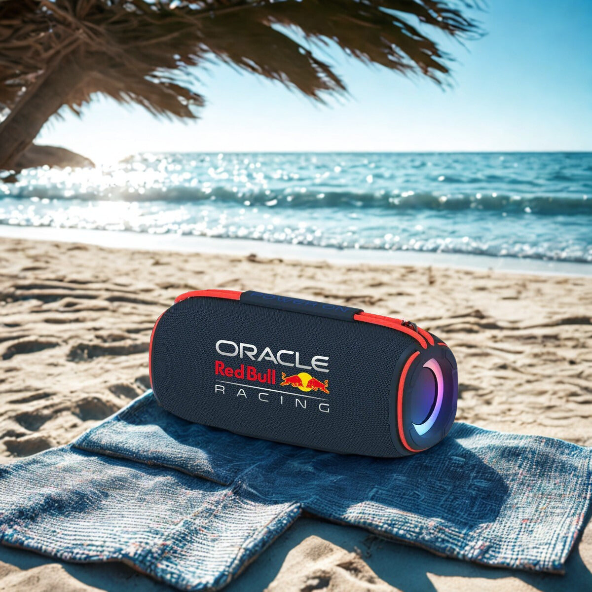 Red Bull Racing  “Force” Portable Bluetooth Speaker – 120 W Peak (Black/Red F1 Edition)