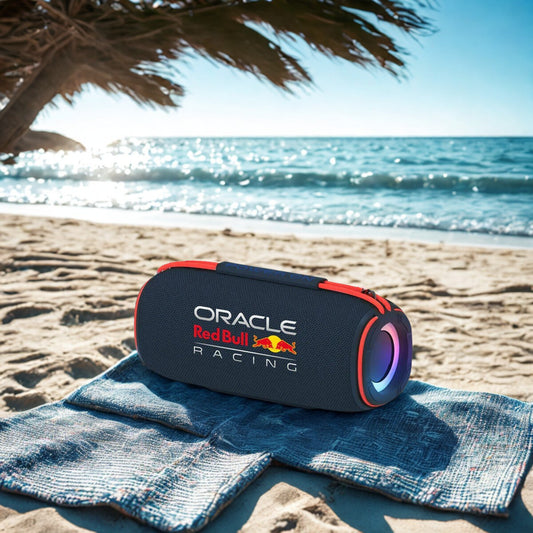 Red Bull Racing  “Force” Portable Bluetooth Speaker – 120 W Peak (Black/Red F1 Edition)
